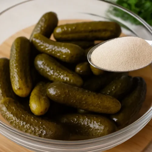 placky z nakladaných uhoriek