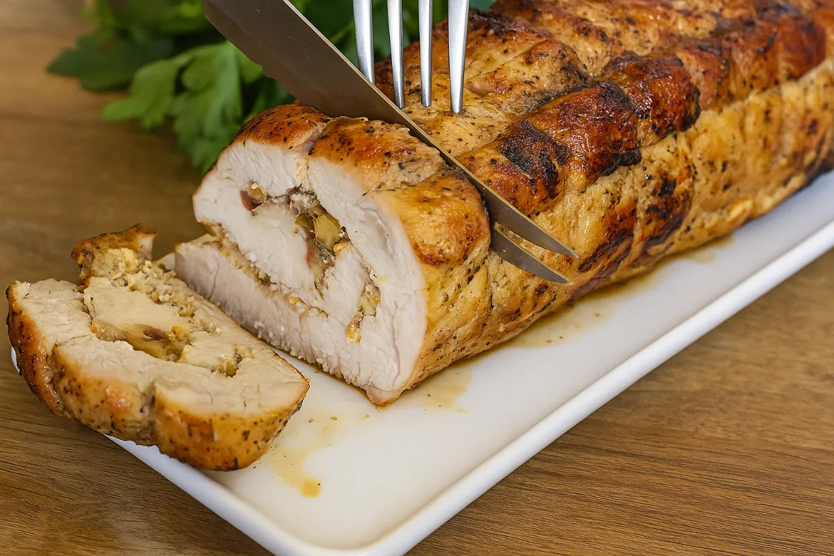 plnená bravčová roláda