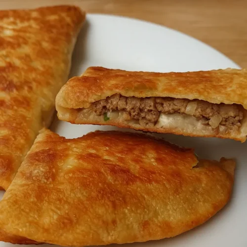 plnená tortilla s mletým mäsom