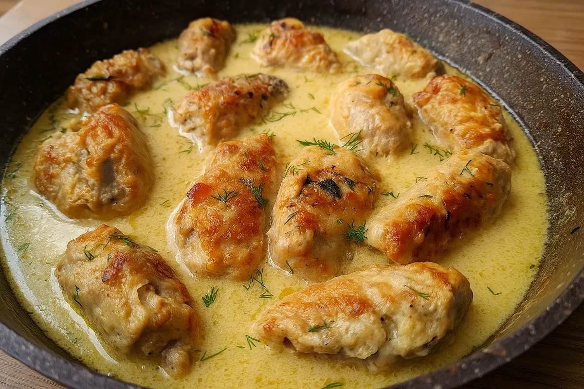 plnené bravčové rolky