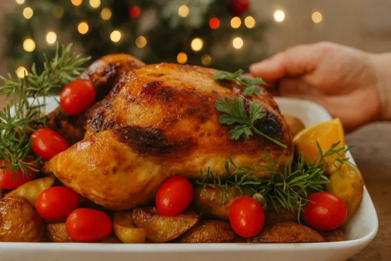 plnené kurča na Vianoce