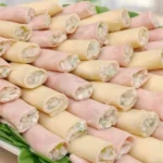 plnené roládky zo syra a šunky