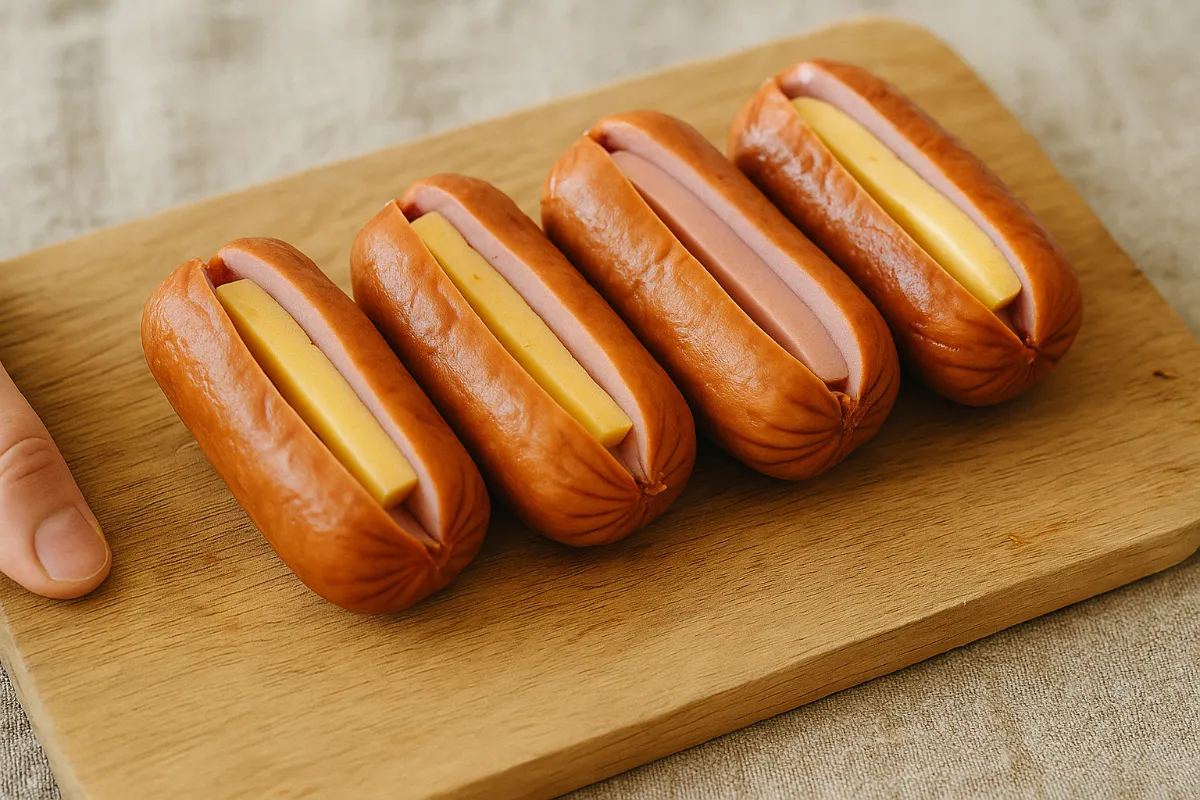 plnené špekáčiky