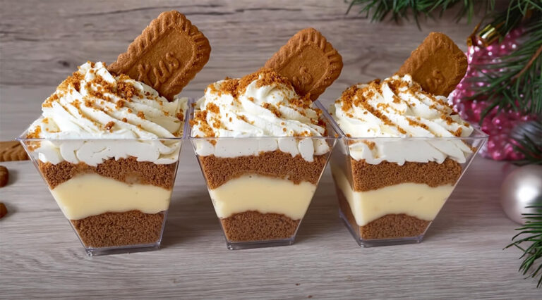 poháre s Lotus sušienkami