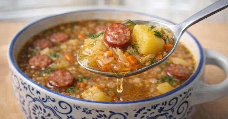 poľská kapustová polievka