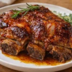 pomaly pečené hovädzie rebrá