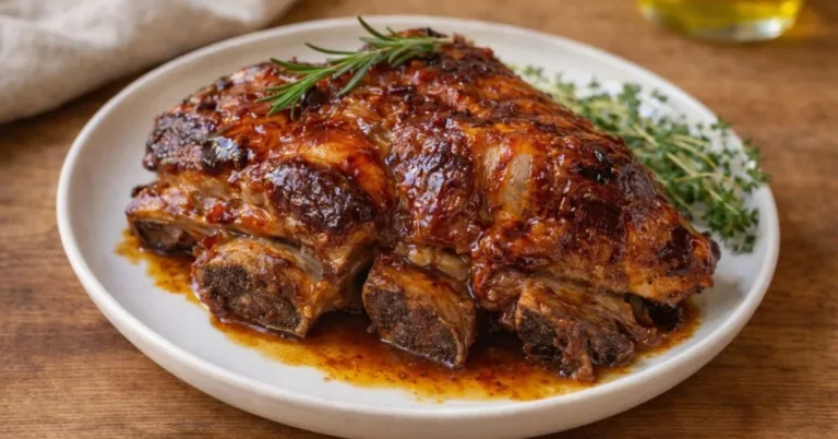 pomaly pečené hovädzie rebrá