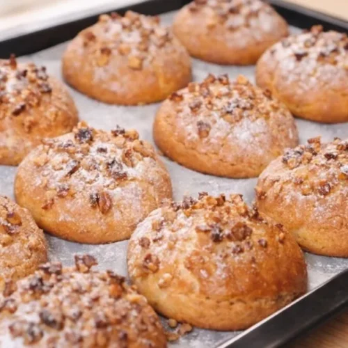 pomarančové sušienky s vlašskými orechmi