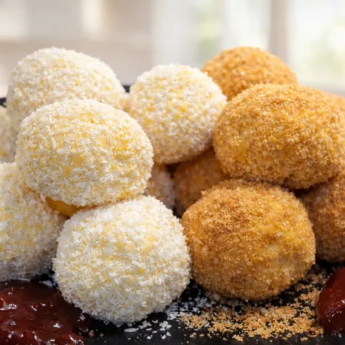 pudingové krupicové guľky