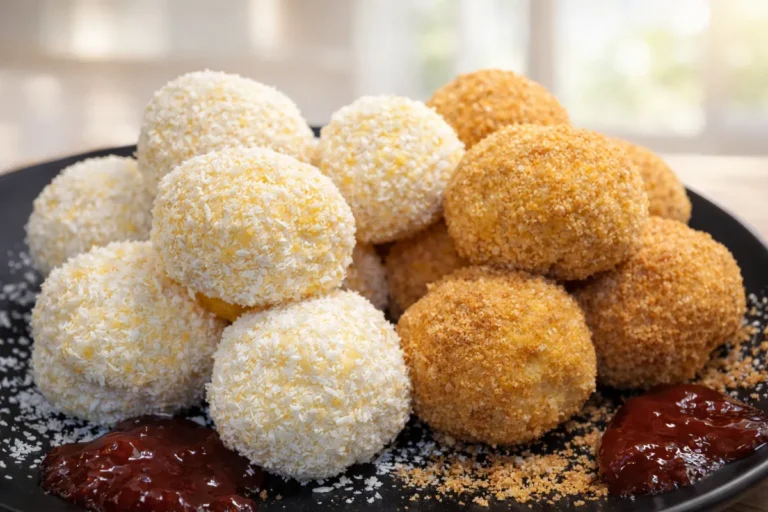 pudingové krupicové guľky