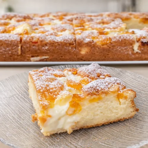 pudingový koláč s mandarínkami