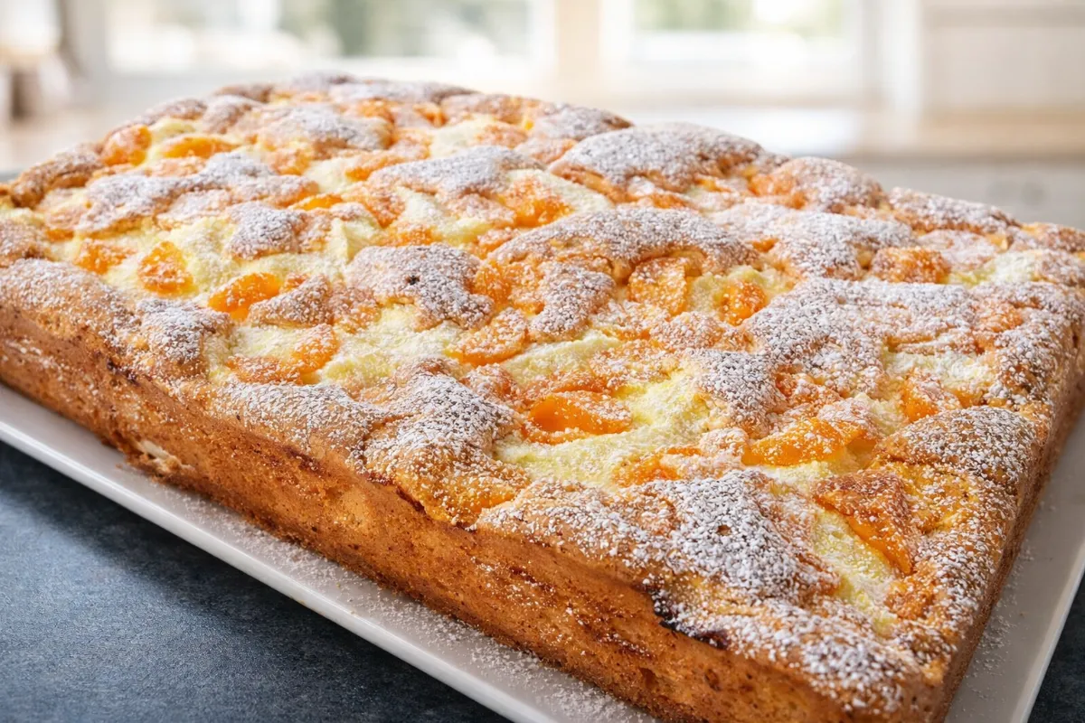 pudingový koláč s mandarínkami