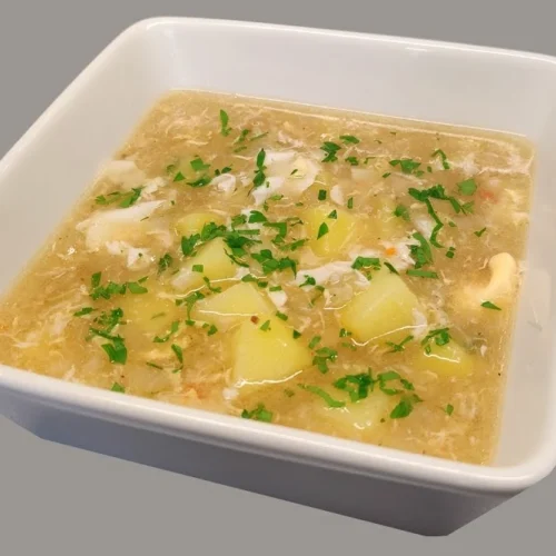 rascová polievka so zemiakmi