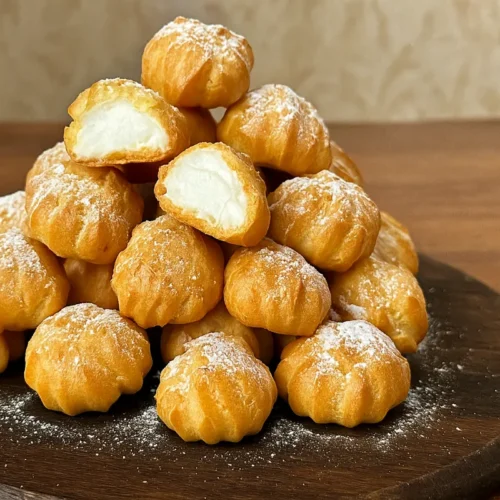 recept na profiterolky
