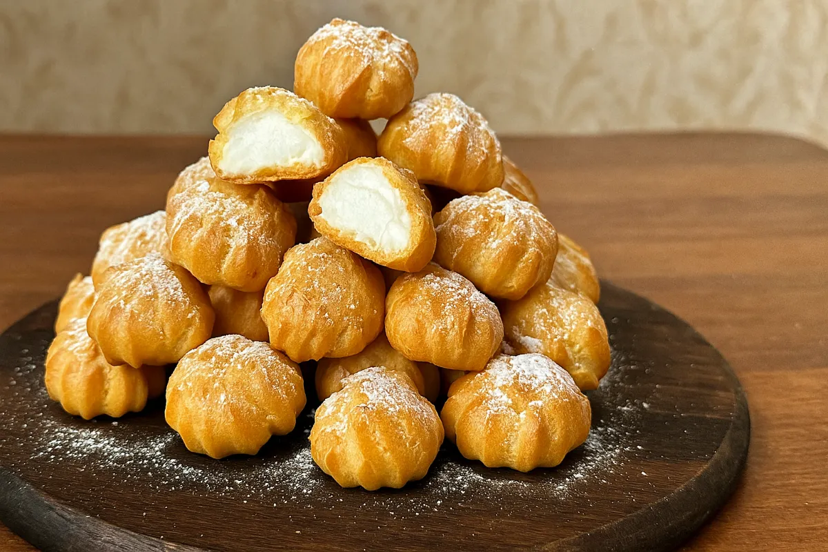 recept na profiterolky