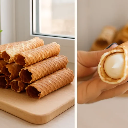 recept vaflové trubičky