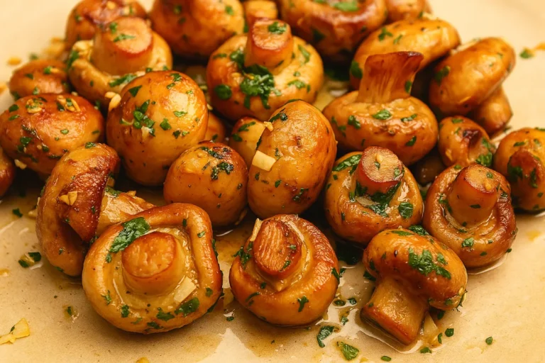 restované šampiňóny