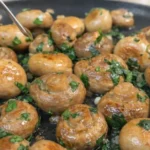 restované šampiňóny na masle