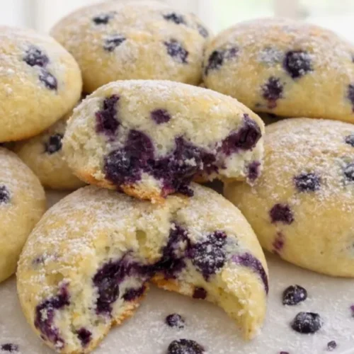 ricottové sušienky s čučoriedkami