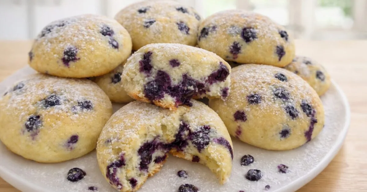 ricottové sušienky s čučoriedkami