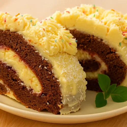 roláda s vaječným likérom