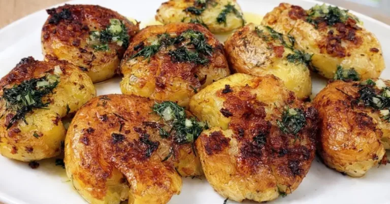 rozpučené zemiaky na panvici