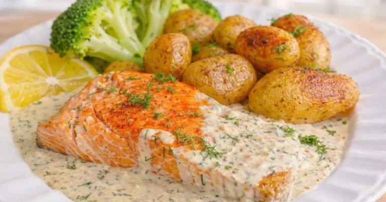 rýchly losos na panvici