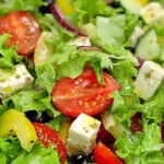šalát s fetou