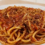 sicílske špagety so sušenými paradajkami