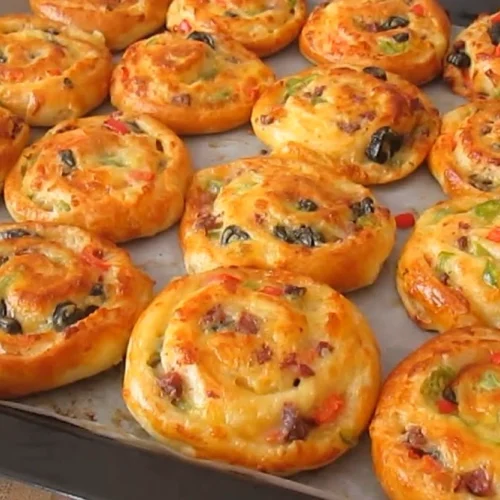 slané pizza slimáky