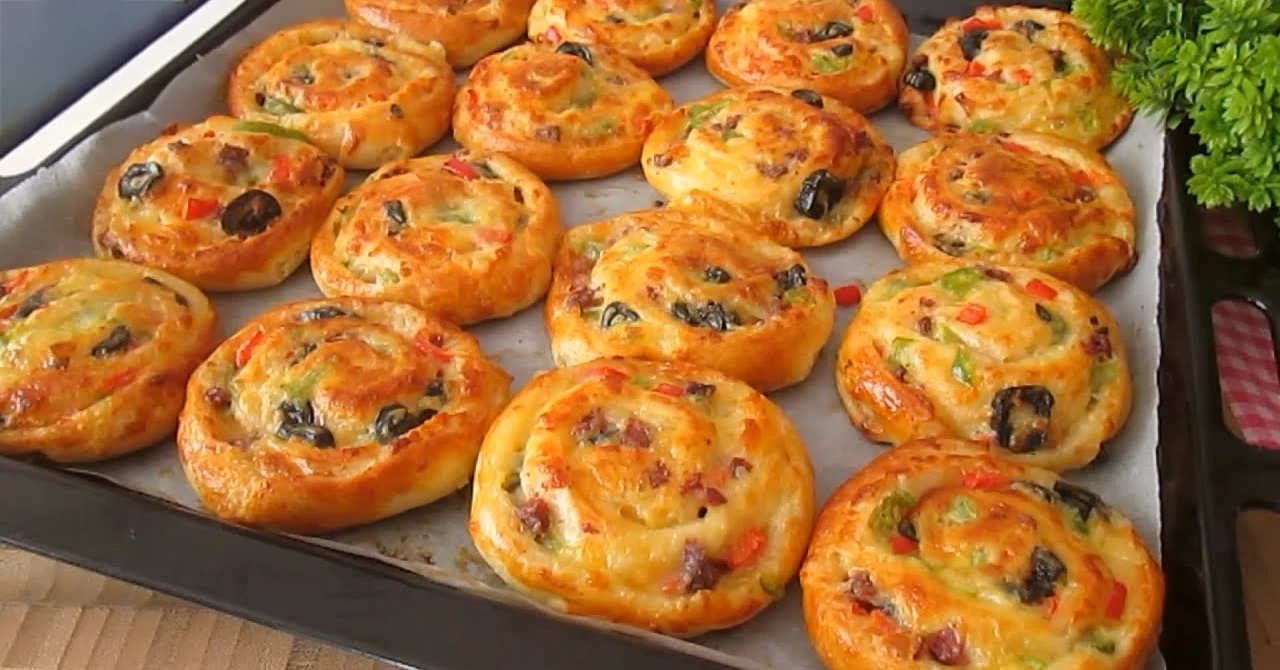 slané pizza slimáky
