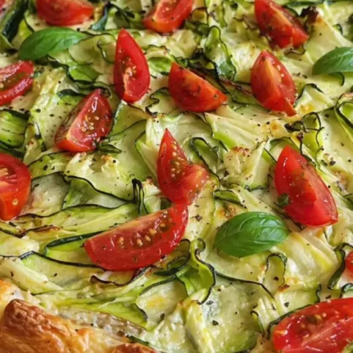 slaný cuketový koláč