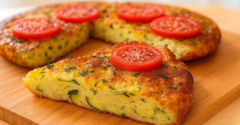 slaný cuketový koláč