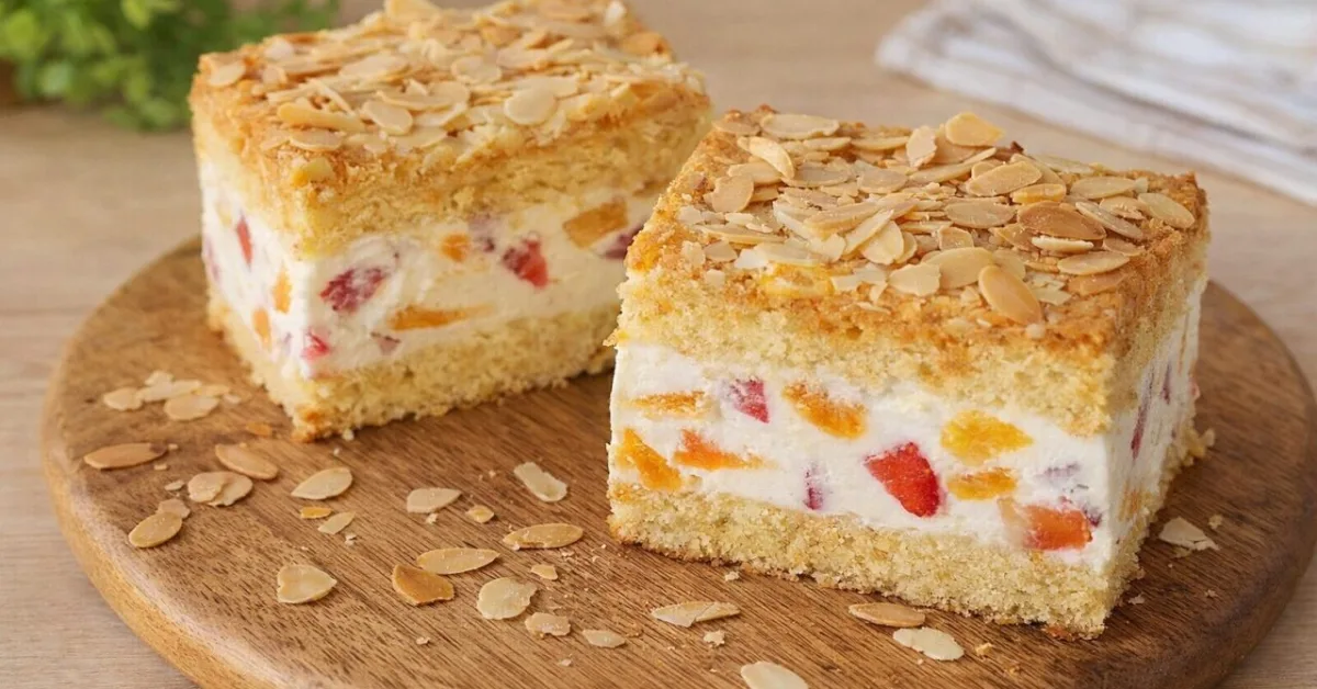 slávnostný ovocný koláč na plech