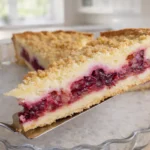 slivkový koláč s tvarohom