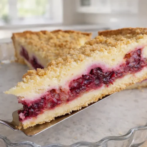 slivkový koláč s tvarohom