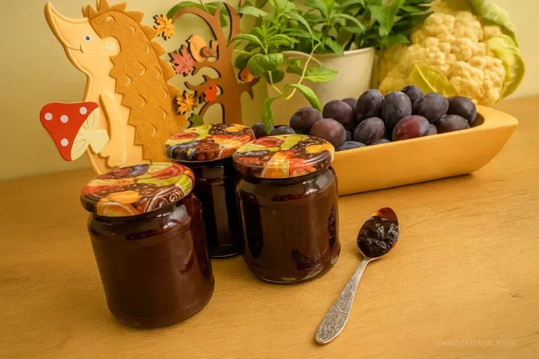 slivkový lekvár bez miešania