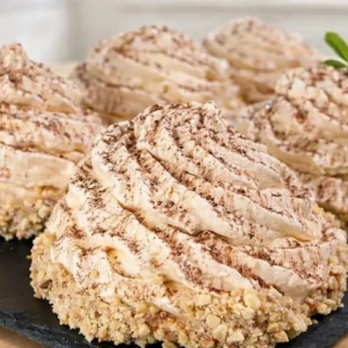 snehové košíčky s karamelom