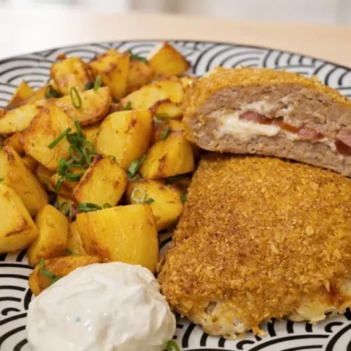 šťavnatá kapsa z mletého mäsa