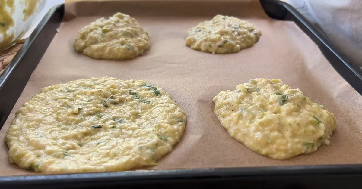 Cuketové placky so syrom a ovsenými vločkami