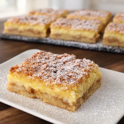 strúhaný jablkový koláč