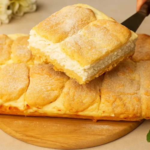 strúhaný tvarohový koláč