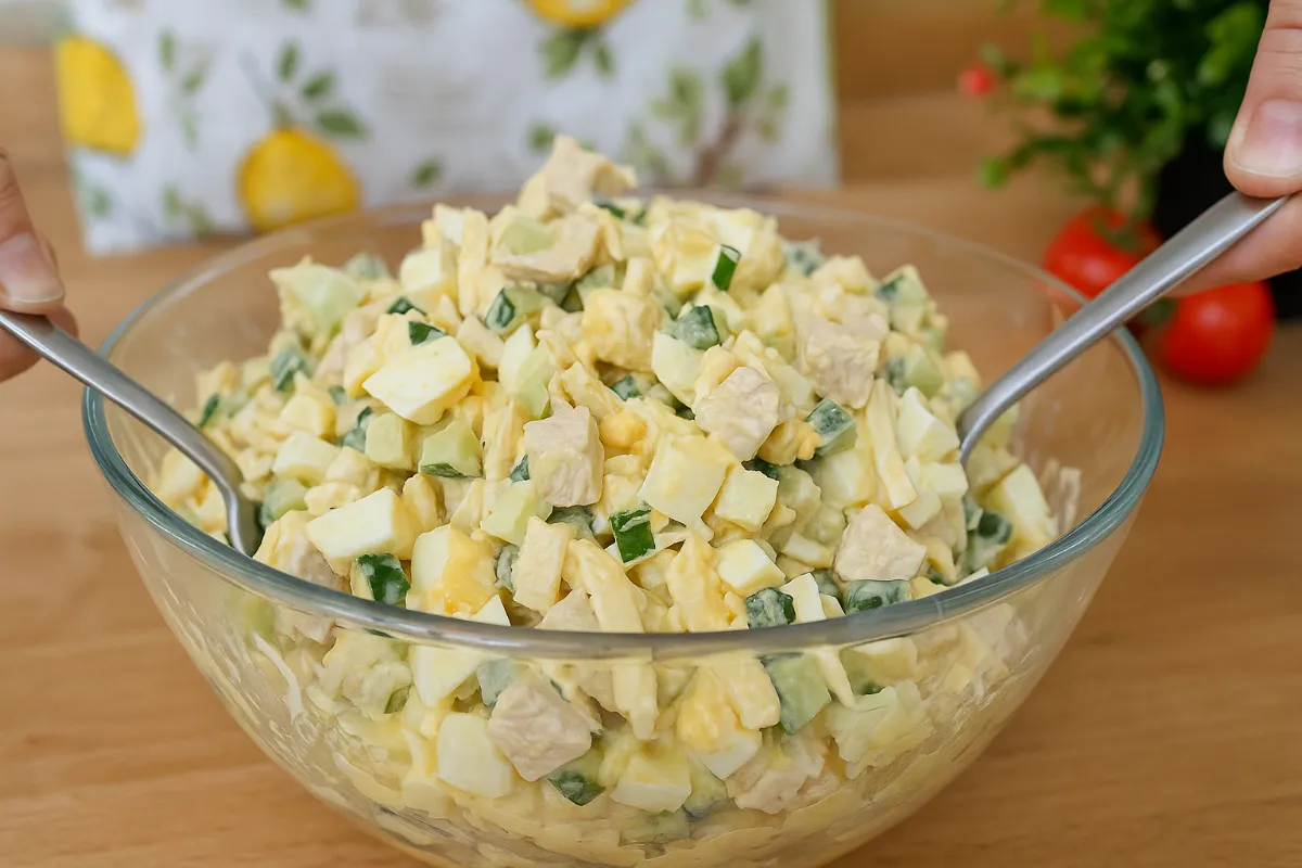 studený kurací šalát