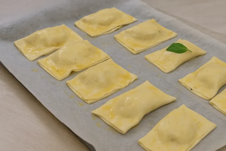 šunkové vrecká z lístkového cesta