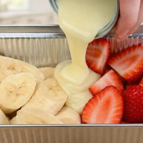 svieži jarný dezert