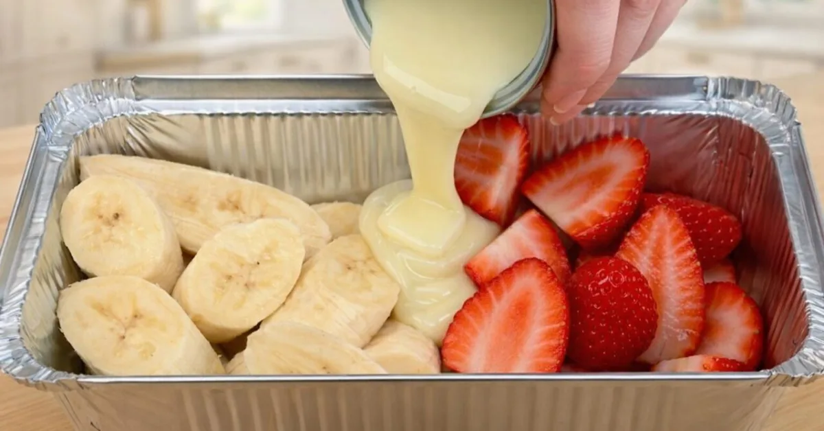 svieži jarný dezert