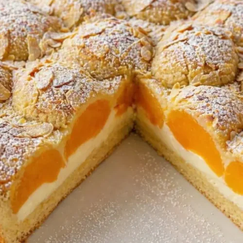 taliansky koláč s broskyňami