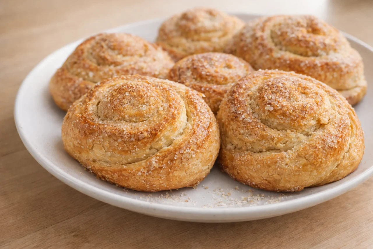 Vianočné tvarohové slimáky