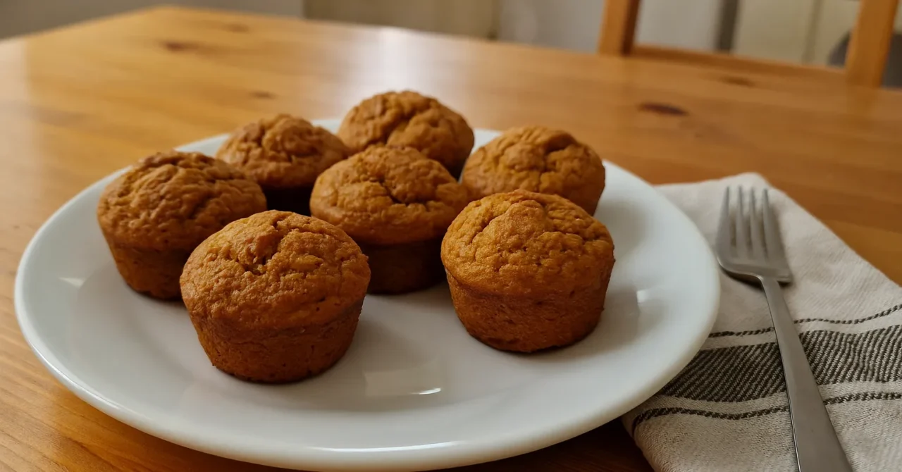 tekvicové muffiny bez cukru