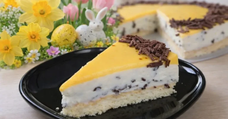 torta s vaječným likérom a jogurtovým krémom